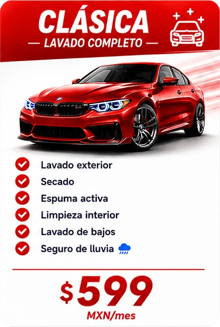 Membresia Lavado Clasica